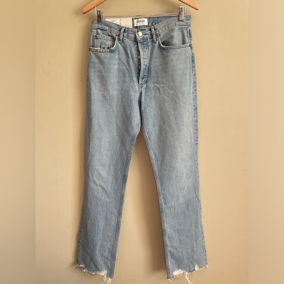 AGOLDE lana mid rise vintage straight jeans - Picture 4 of 8